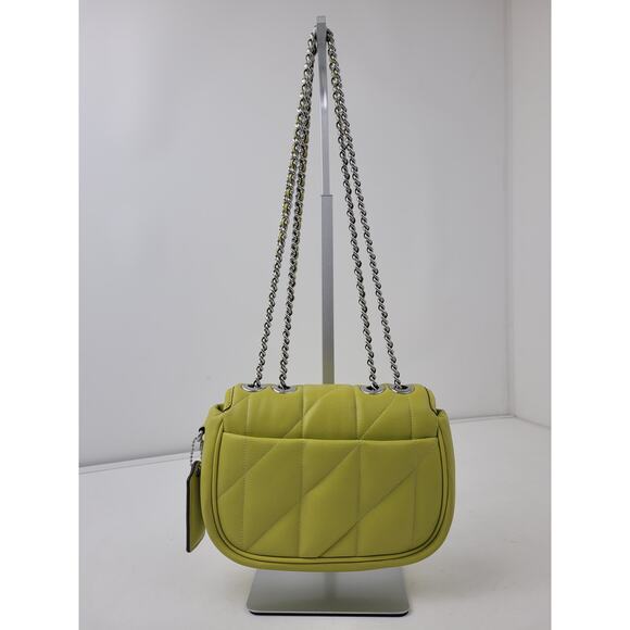 Coach Pillow Madison Shoulder Bag 18 w Quilting 7 3/4" x 5 1/4" - Picture 7 of 14